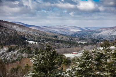 Scenic view of Woodstock Vermont
