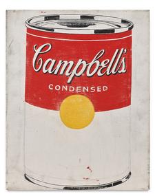 Andy Warhol Soup Can Painting Hall Art Foundation Collection